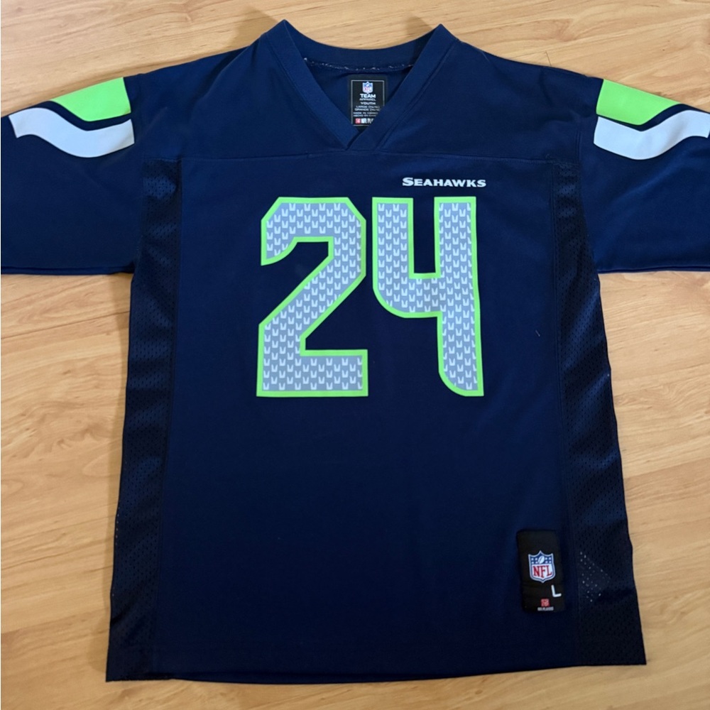 Seattle Seahawks #24 Youth Team Jersey